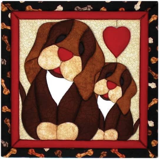 Quilt-Magic&#xAE; Puppy Love No Sew Wall Hanging Kit